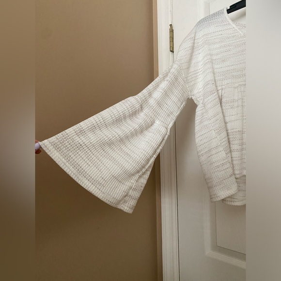 NWOT - Peach Love Boho Waffle Knit Blouse - Picture 3 of 4